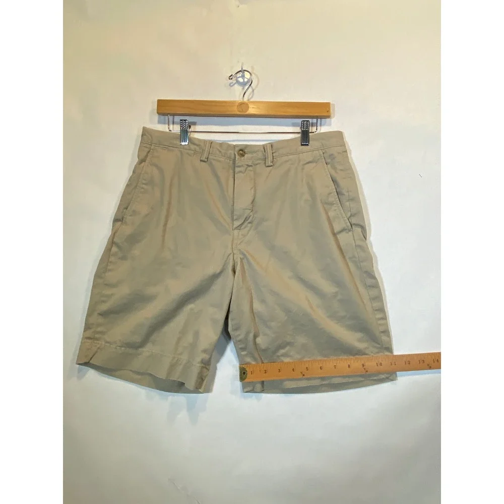 Tan Polo Ralph Lauren Chino Shorts Stretch Classic Fit 32 Mens